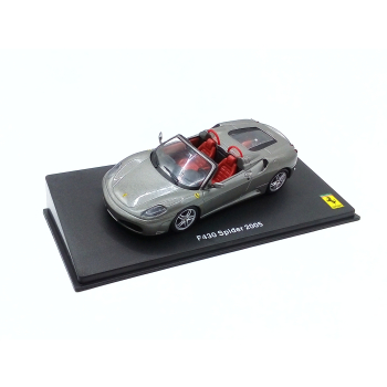 Ferrari F430 Spider 2005 gray metallic - skala 1:43 - Altaya